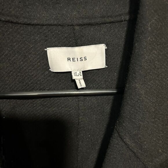 REVOLVE REISS Olive Wool-blend Coat in Black Size 4 - Picture 11 of 12